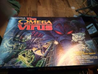 The Omega Virus Game Replacement Parts Game Board 1992 Milton Bradley 5808