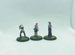 Malifaux Guild Field reporters well painted magnetized 2