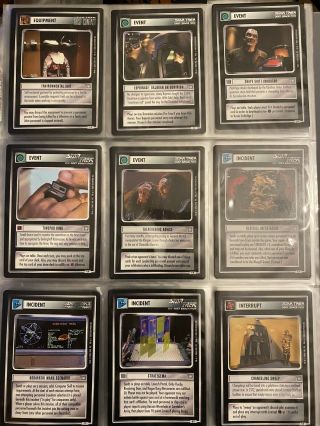 Star Trek Ccg M/nm All Good Things Agt Complete Set 41 Cards - No Box - Unplaed
