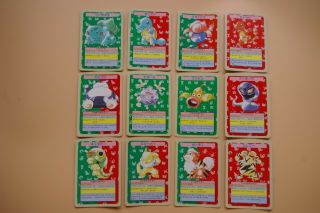 Pokemon Topsun No Number Blue Back 12 Cards