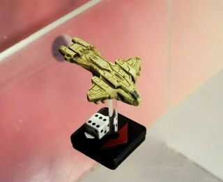 Halo Fleet Battles Unsc Pelican Dropship 1.  5 " Resin Painted Miniature (rare)