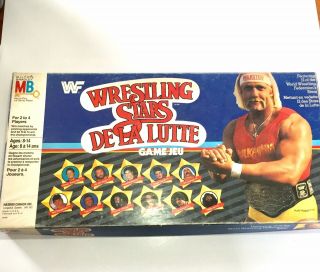 Wwf Wrestling Superstars Milton Bradley Board Game Vintage 1985