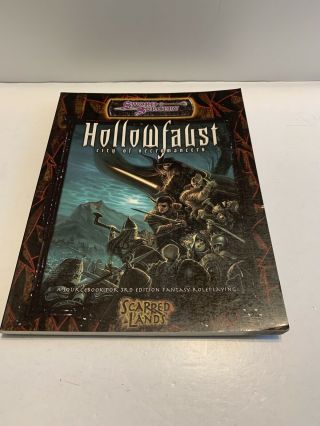 Hollowfaust City Of Necromancers Sword Sorcery Scarred Lands (ww8322)