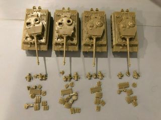 15mm Plastic Soldier Company German Wwii Tiger Tank 4 - Pack