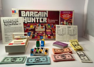 Milton Bradley Bargain Hunter 1981 Edition 100 Complete Board Game