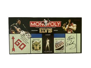 2002 Elvis Presley Collector’s Edition Monopoly Board Game