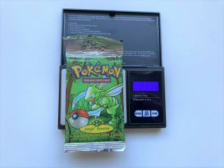 Heavyweight 1999 Pokemon Jungle Booster Pack (scyther Artwork) Weight Is 21.  13