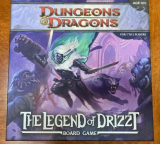 The Legend Of Drizzt Dungeons & Dragons Board Game (, Opened)
