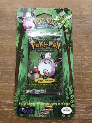 1999 Pokemon Jungle Booster Pack Factory Wigglytuff