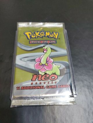 Pokemon Neo Genesis Unlimited Booster Pack (meganium)