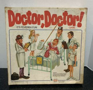 Vintage Doctor Doctor Board Game Medical Student 1978 Ideal Family Complete