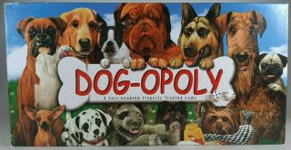 Dog - Opoly Monopoly Style Board Game Dogopoly Puppy Family Fun Animal Lover