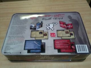 Killer Trivia Friday the 13th & A Nightmare on Elm Street Board Game Card game 2