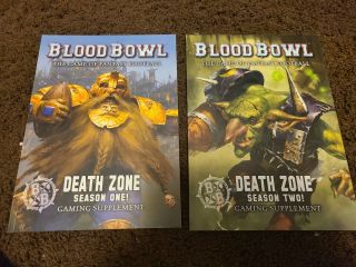 Blood Bowl Death Zone: Season One And Season Two Books - Games Workshop