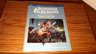 Dungeons And Dragons: Expert Game Adventure Temple Of The Frog