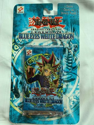 Yugioh Lob Unlimited Legend Of Blue Eyes White Dragon Blister Pack