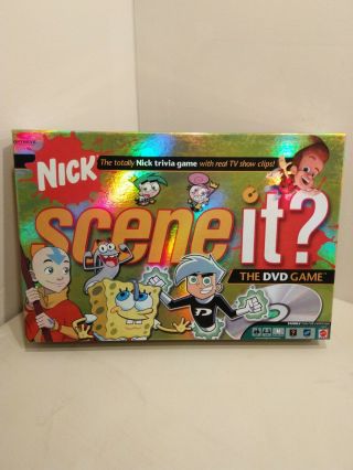 Nick Scene It ? Dvd Game 100 Complete Nickelodeon Mattel 2006 Euc