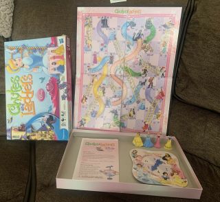 Chutes And Ladders Disney Princess Edition 2009 Complete Game,