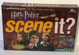 Harry Potter Scene It? Family Dvd Game By Mattel - 100 Complete