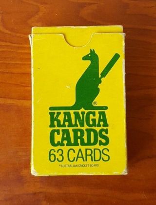 Vintage Kanga Cards 100 Complete Australian Cricket Card Game Aussie Sports