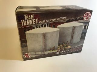 Team Yankee Terrain - Battlefield In A Box - Oil Tanks