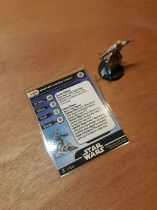 Star Wars Miniatures Knights Of The Old Republic Master Lucien Draay 5 Jedi