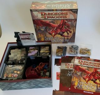 Dungeons & Dragons Wrath Of Ashardalon D&d Board Game - Near Complete
