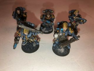 Warhammer 40000 40k Kill Team Space Wolves Wolf Grey Hunters X5 Paint 8/10 323 C