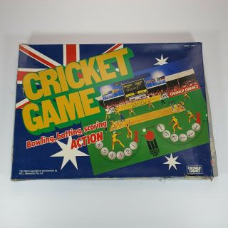 Vintage Cricket Game World Series Cup Croner Games 1984 Box