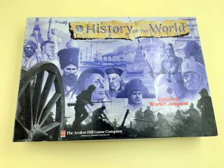 History Of The World Game Of Conquest Board Game Avalon Hill 1993