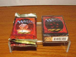 Magic Mtg 4th Edition Starter Deck And 5 Booster Packs Factory