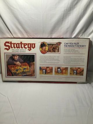 Stratego VINTAGE 1986 The Classic BOARD Game of Battlefield Strategy by MB 3