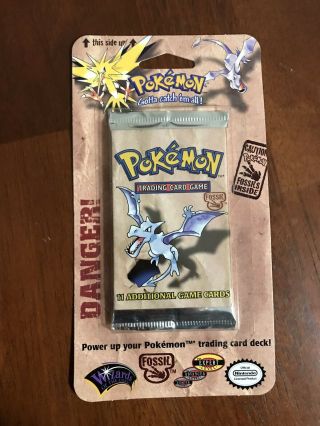 1999 Pokemon Fossil Booster Pack Factory Aerodactyl