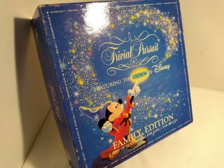 Trivial Pursuit Magic Of Disney Family Edition Kids & Adults (1986)