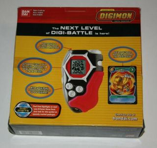 2002 BANDAI Digimon Digivice D - Scanner D - Tector Blue and white Open Box Eng. 2
