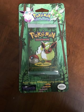 1999 Pokemon Jungle Booster Pack Factory Flareon