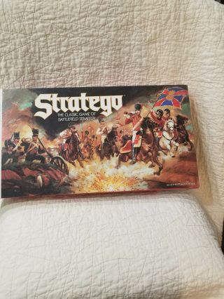 Stratego Vintage 1986 The Classic Board Game Of Battlefield Strategy By Mb