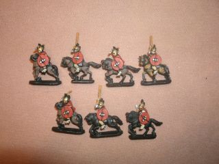 15mm Painted Ancient Republic Roman Cavalry.  Old Glory (7 Figures)