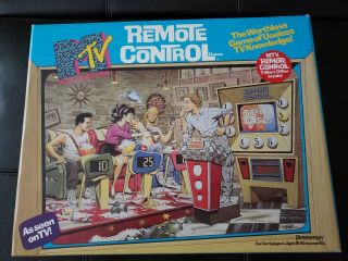 Mtv Remote Control Board Game - Complete In Great Shape - Late 80 
