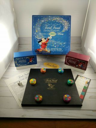 Trivial Pursuit Magic Of Disney Family Edition Kids & Adults 1987