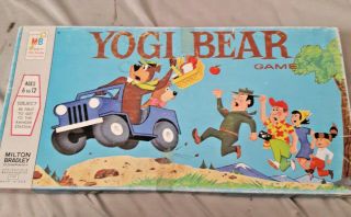 Yogi Bear Family Board Game Vintage 1971 Milton Bradley Boo Boo Cindy Ranger