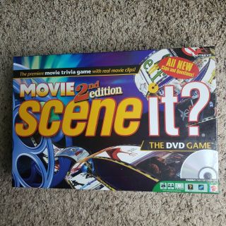 Movie Scene It 2nd Edition Dvd Board Game Movie Trivia Complete