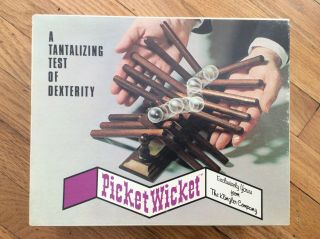 Vintage,  Picket Wicket,  Game Of Dexterity,  1969,  Klingler Company.  (complete)