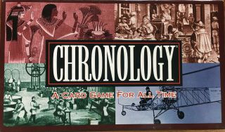 Chronology A Card Game For All Time Complete,  1996,  Great American Puzzle Factory