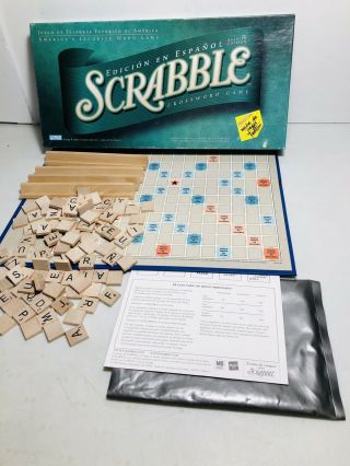 Scrabble Edición En Español Spanish Edition Family Game Crossword Board Game