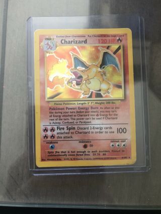 Pokemon Card Charizard Base Set Holo 1999 Wotc 4/102