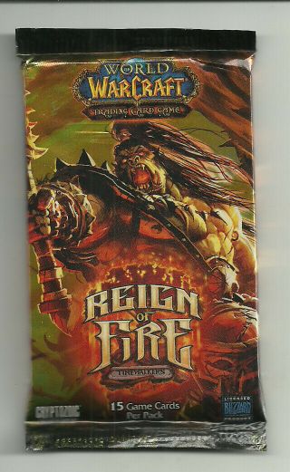 World Of Warcraft Reign Fire Guaranteed Loot Card Hot Pack Spectral Tiger?