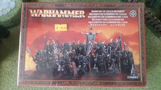 Warhammer Fantasy Warriors Of Chaos Regiment [box] [sealed]