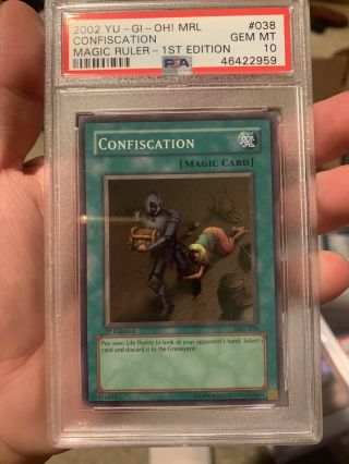 Confiscation 1st Edition Psa 10 Mrl - 038 And Mage Power Lon Ultra Rare Psa 10