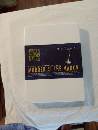 Murder At The Manor: An In Home Murder Mystery Party Game For 6 - 13 Players